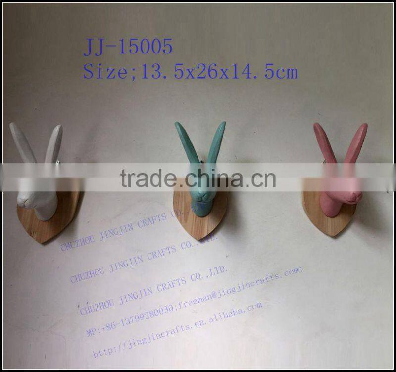 unique classic interior home decoration resin animal head