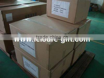 LED wine holder with leather,plastic beer bucket, wine cooler(FO-9537)