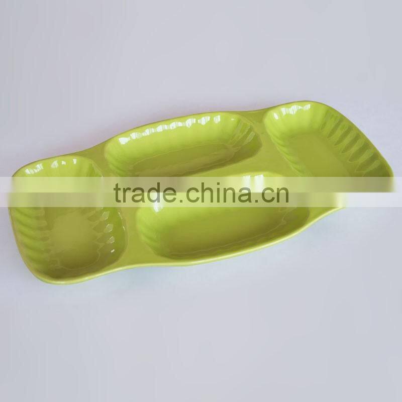 ceramic fish shape baker plate