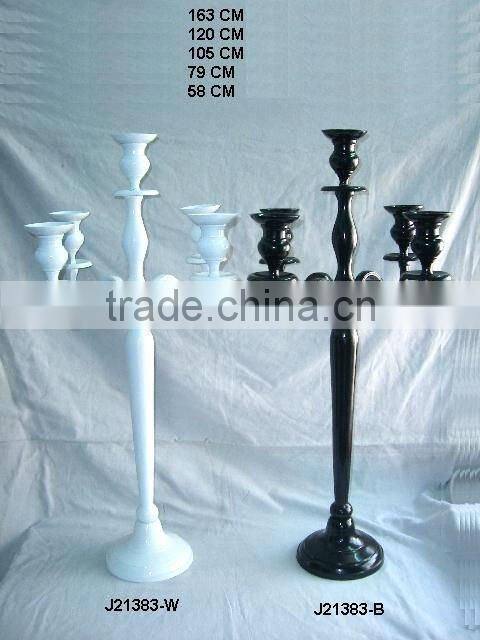 Antique brass finish Cast Aluminium candelabra other finish available