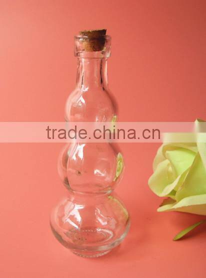 50ml Tiny Gourd Shape Glass Perfume Cute Sprayer Bottle