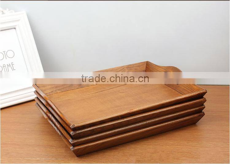 Popualr New home deco unfinished wood serving tray for sale