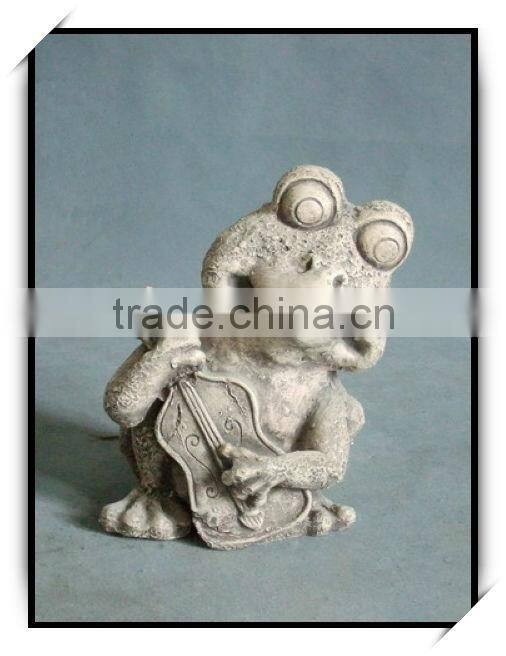 Resin crafts music animal garden frogs decoration