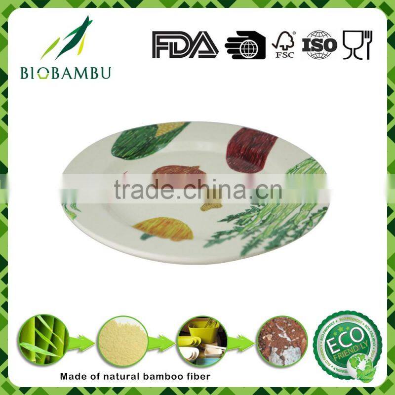 Recycle Green Living Bamboo Fiber Tableware Set