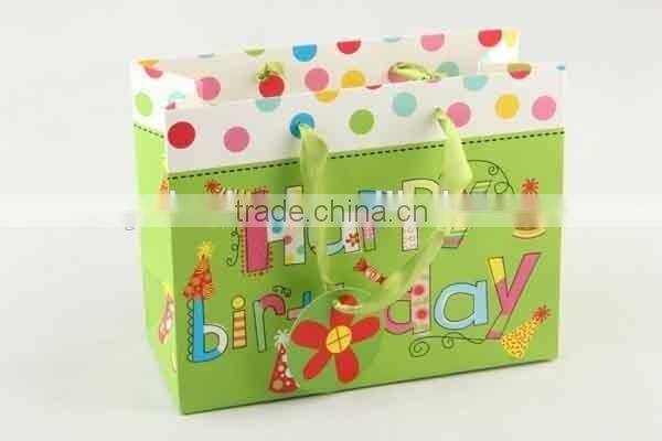 Foldable Gift Bag With Card / Shopping Paper Bag
