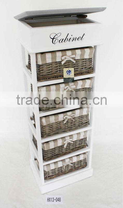 2013 newly arrival vintage furniture closets of woven drawer
