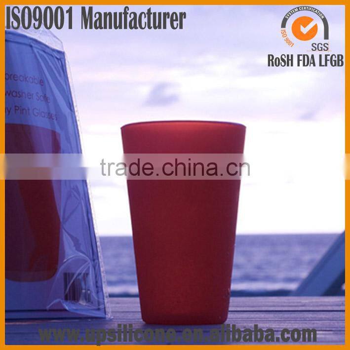 high quality unbreakable clear silicone wine glasses