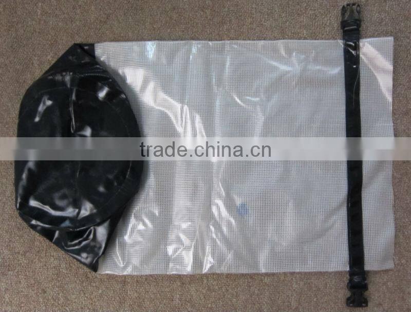 Flexible dry sacks made of pvc tarpaulin for camping ,fishing,swiming