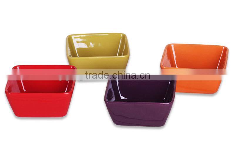 ceramic square noodle bowl