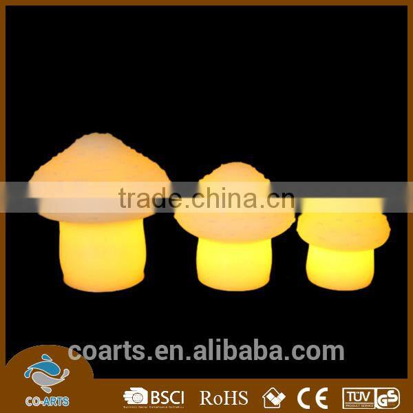 Mushroom shaped led taper candle