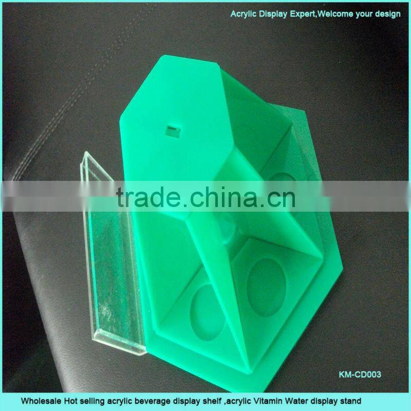 Fashion and colorful acrylic rotate table display stand