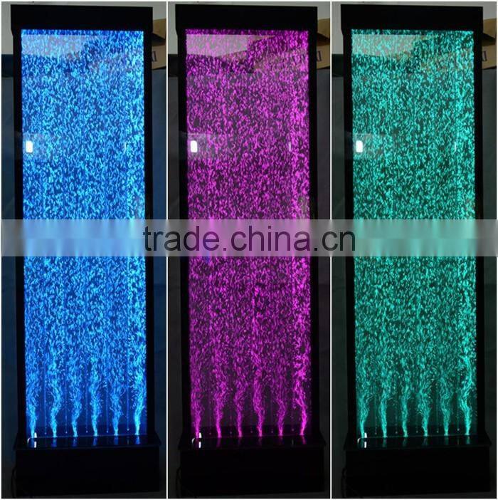 hotel hall water bubble led acrylic background wall