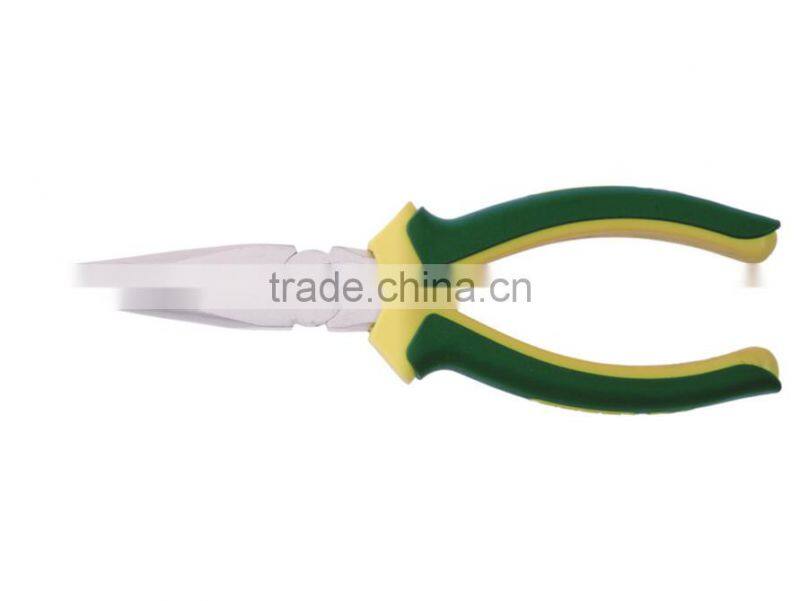 Fine polished diagonal cutting plier with big plastic handle