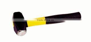 British Type Stoning Hammer With Half Plastic-Coating Handle