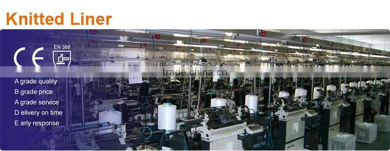 NMsafety Nylon and Hppe and Steel Fiber Palm Sandy Nitrile ANSI 6 Cut Resistant Mechanical Work Gloves