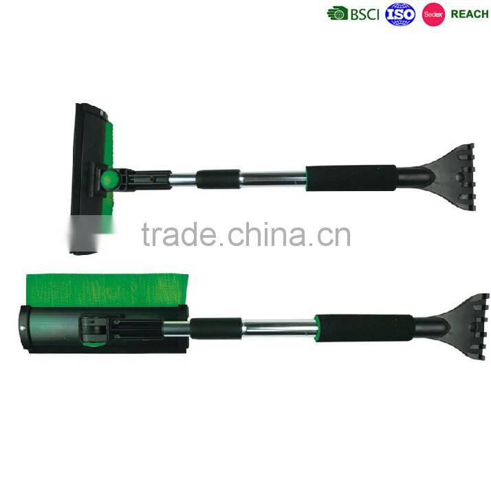 3 in 1 multifunctional extendable snow broom with rubber blade