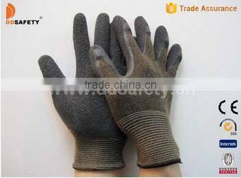 Comfort Nylon With Black Natural Latex Safety Gloves
