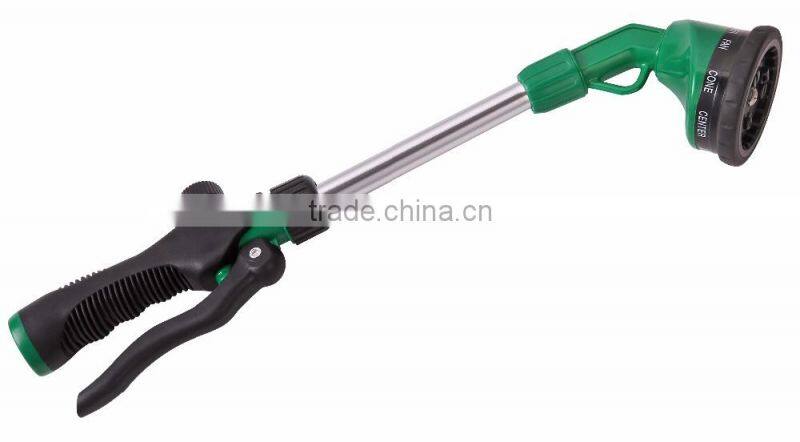 Telescopic Aluminum Pole Thumb Control Garden Water Spray Wand