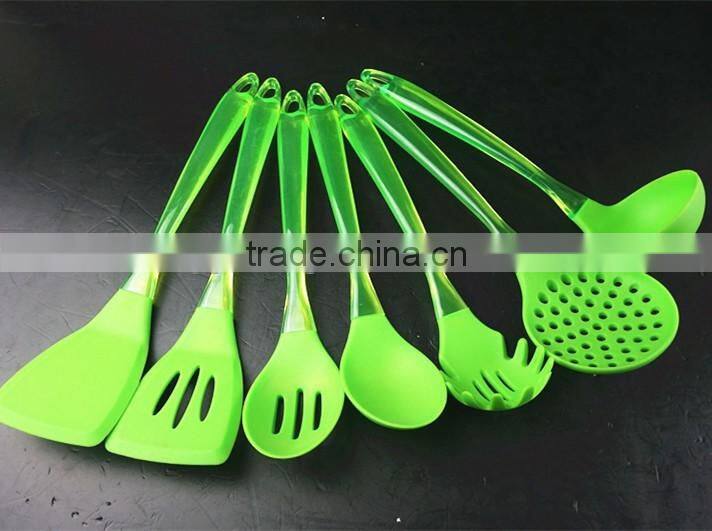 33059 silicone Kitchen Cooking Utensils with ps handle