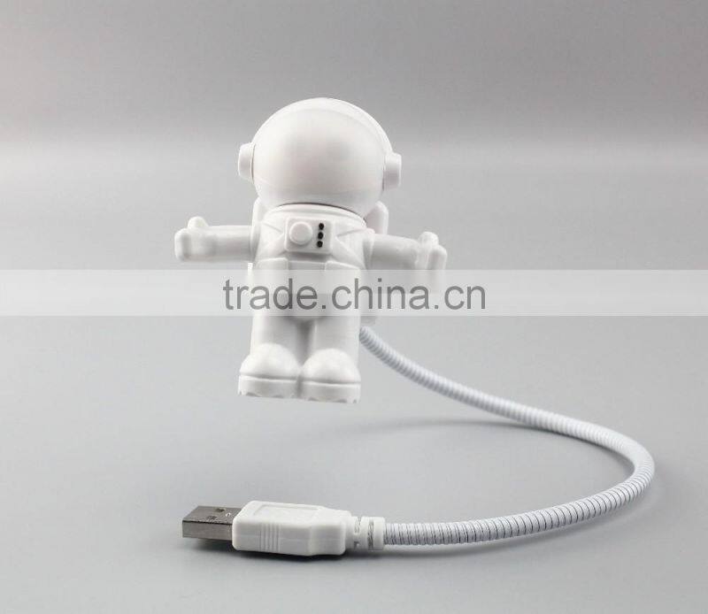New style outstanding creative welcome lovely astronaut USB LED light for gift