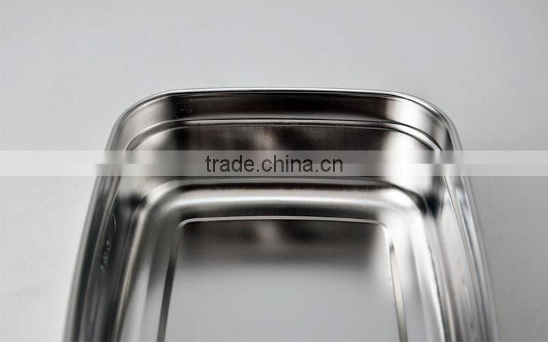 fresh kitchen stainless steel and PP material bbq food container