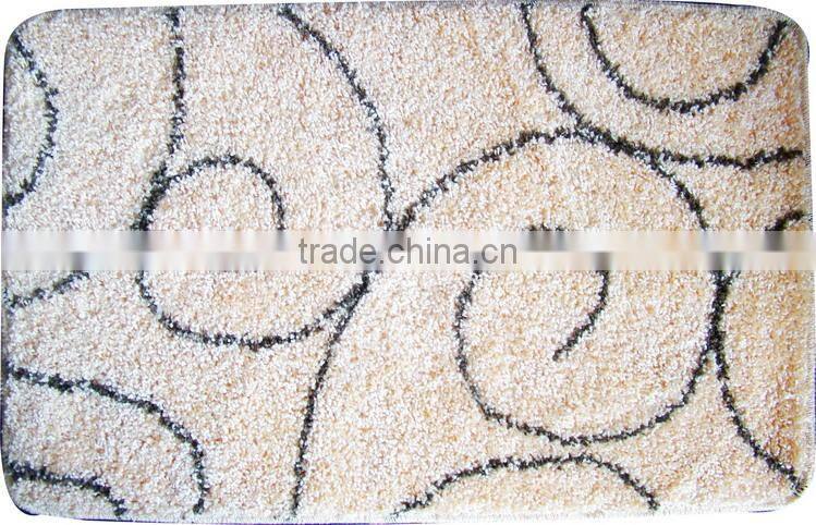 Elegant thin acrylic spa bath mat