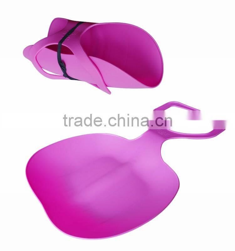 heavy duty -30degree plastic snow slide for adults and kids,bairn grass slide and sand slide grass board sand sled winter sport