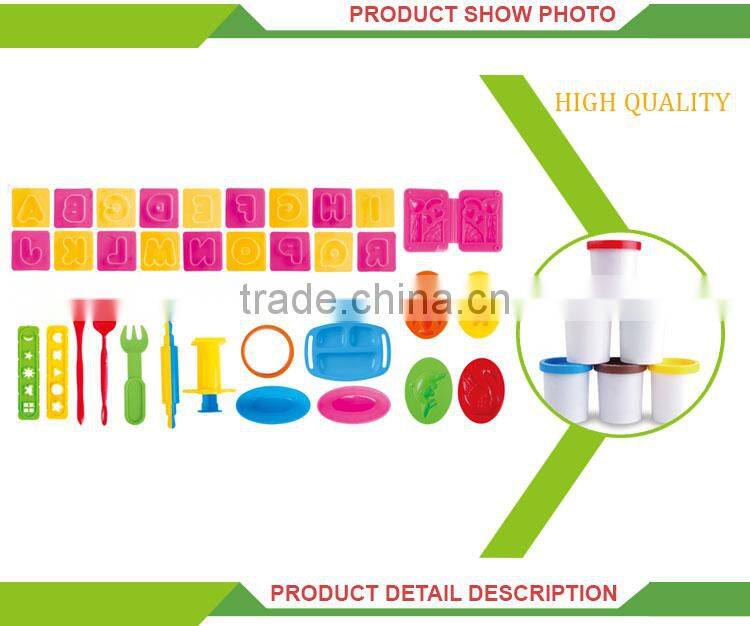 Wholesale kids diy intelligence craft girl play game toys color clay