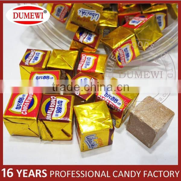 Wholesale Manufacturer Chocolate Cube Pressed Candy