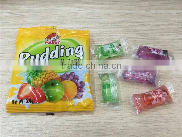 Delicious Fruit Flavors Pudding Mini Jelly Candy