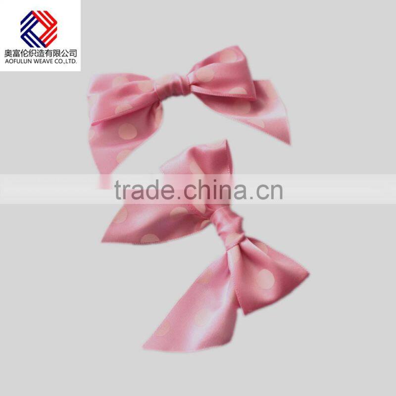 wholesale pretty grosgrain ribbon bow with ties