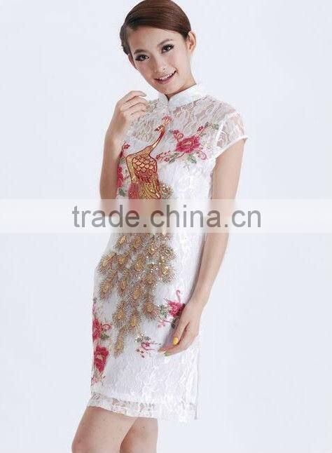 lace chinese cheongsam