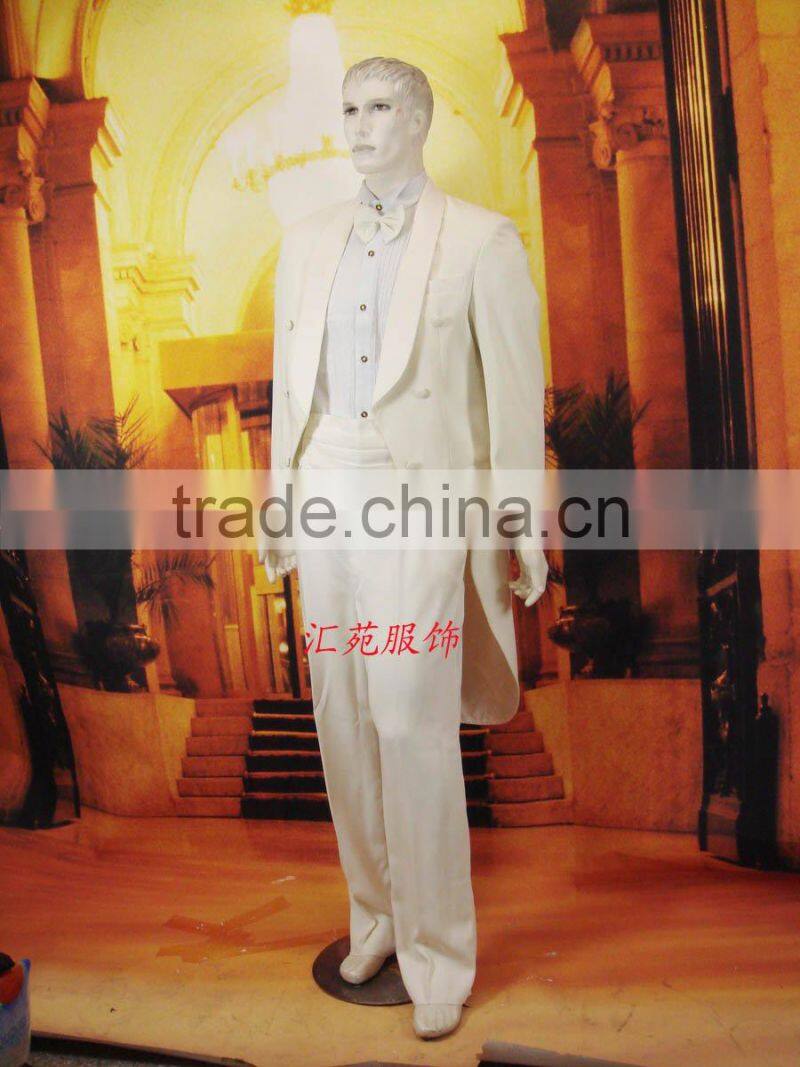 white tuxedo wedding suit