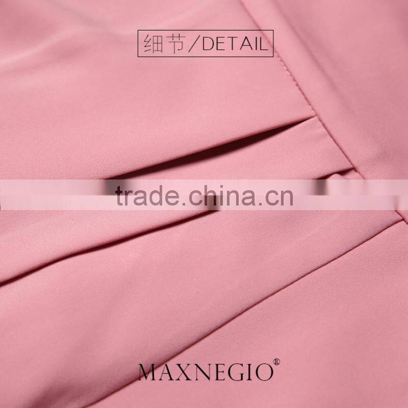 Guangzhou Wholesale Fashion Elegant Pink Sweetheart Evening Dress for Lady