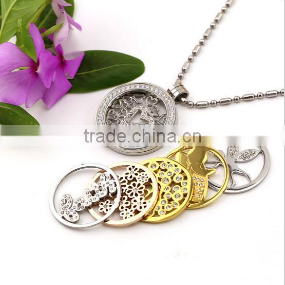 Gold 33MM Coin Dream Peace Faith Love Angel Coin Round Disc Charm