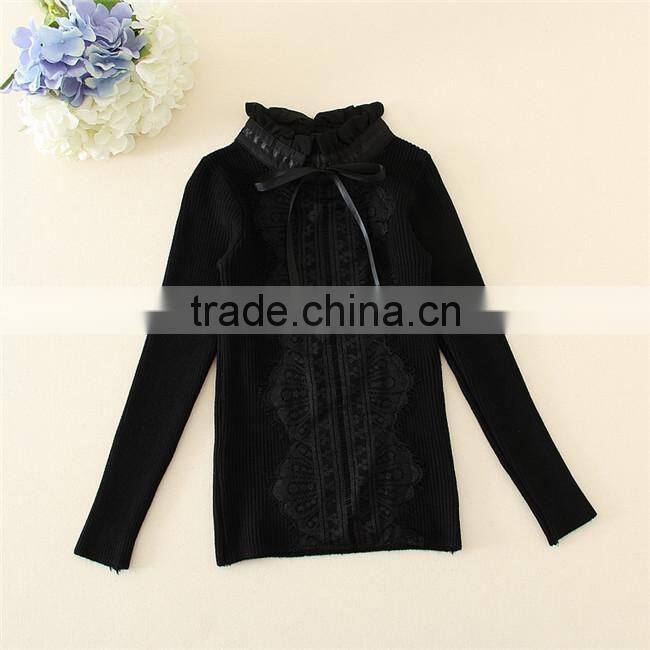 model for kids knitted solid sweaters mandarin collar children cardigan sweater for girls
