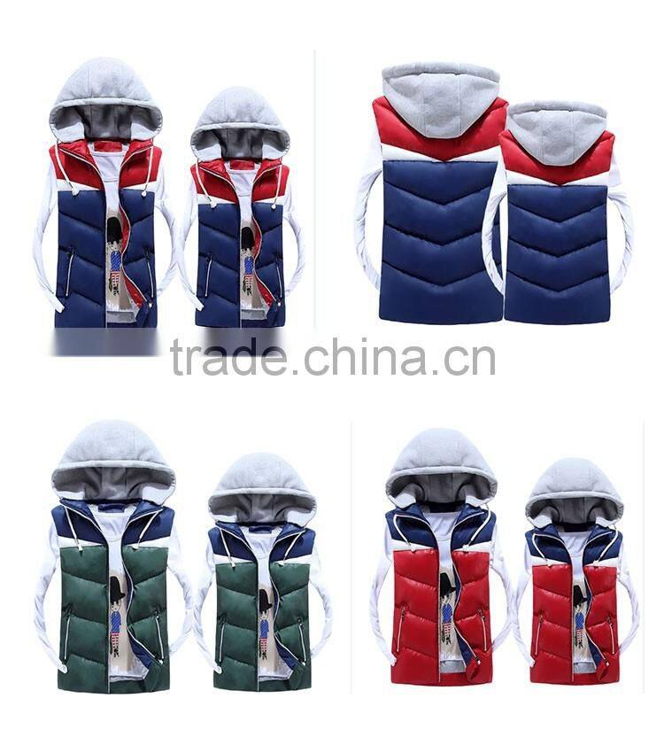 China Factory Derectly Sale Custom High Quality Fashion Winter Man Vest