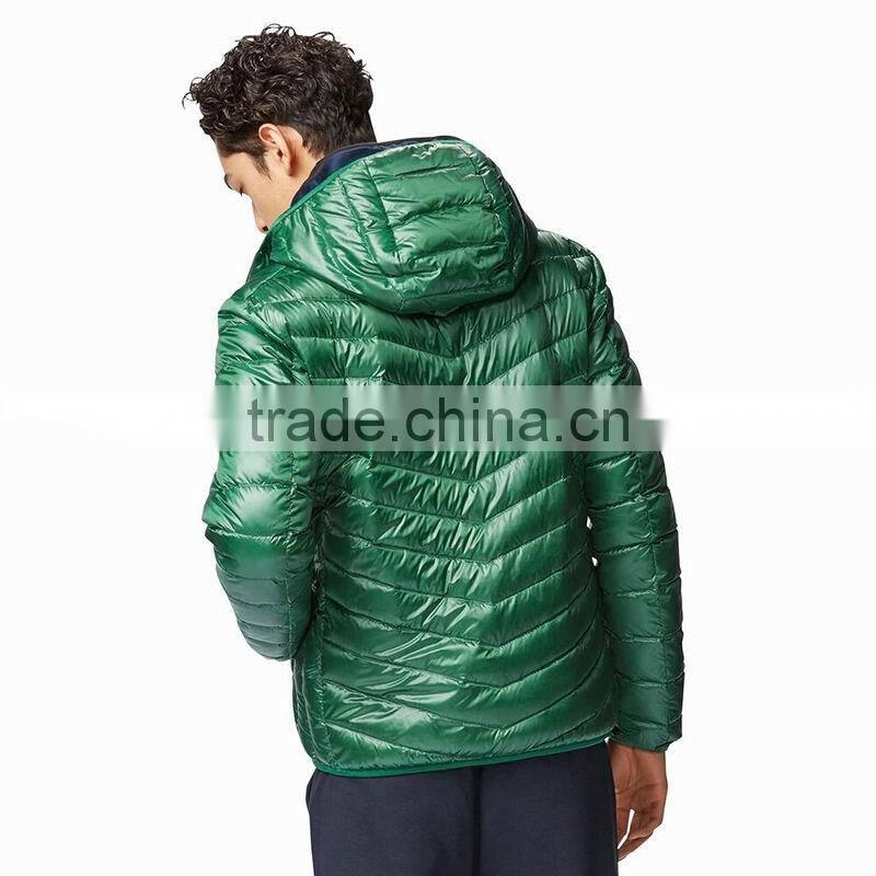 Men Ultralight Packable Hoody Down Jacket