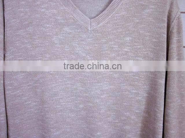 Mens Cashmere Plain Solid Colour Classic Round Neck Office Sweater