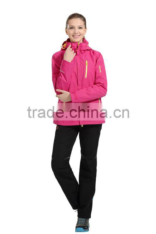 Custom your own logo outdoor hunting climbing jackets for ladies waterproof clothing