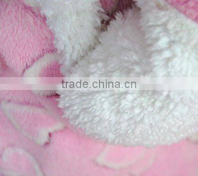 girl's 100%polyester coral fleecepajama/bathrobe