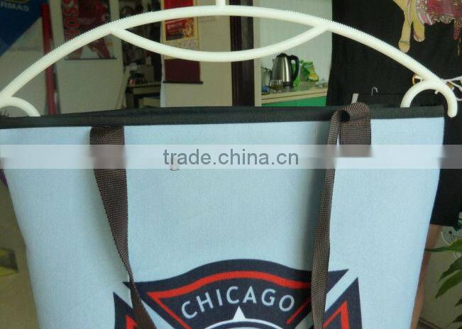 Christmas shopping tote bag