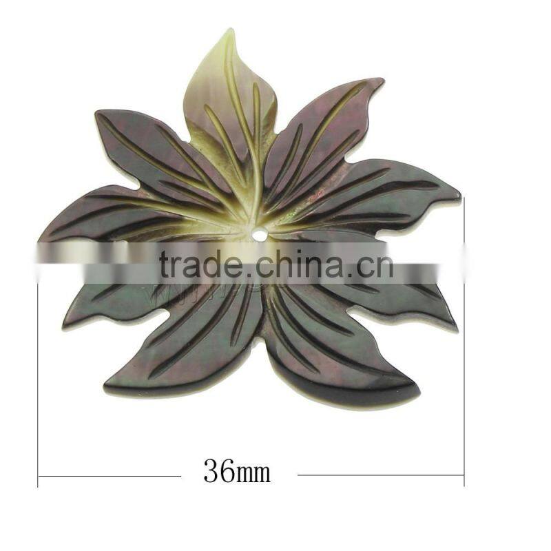Natural Freshwater Shell Beads Flower custom beads engraved custom custom engraved metal beads