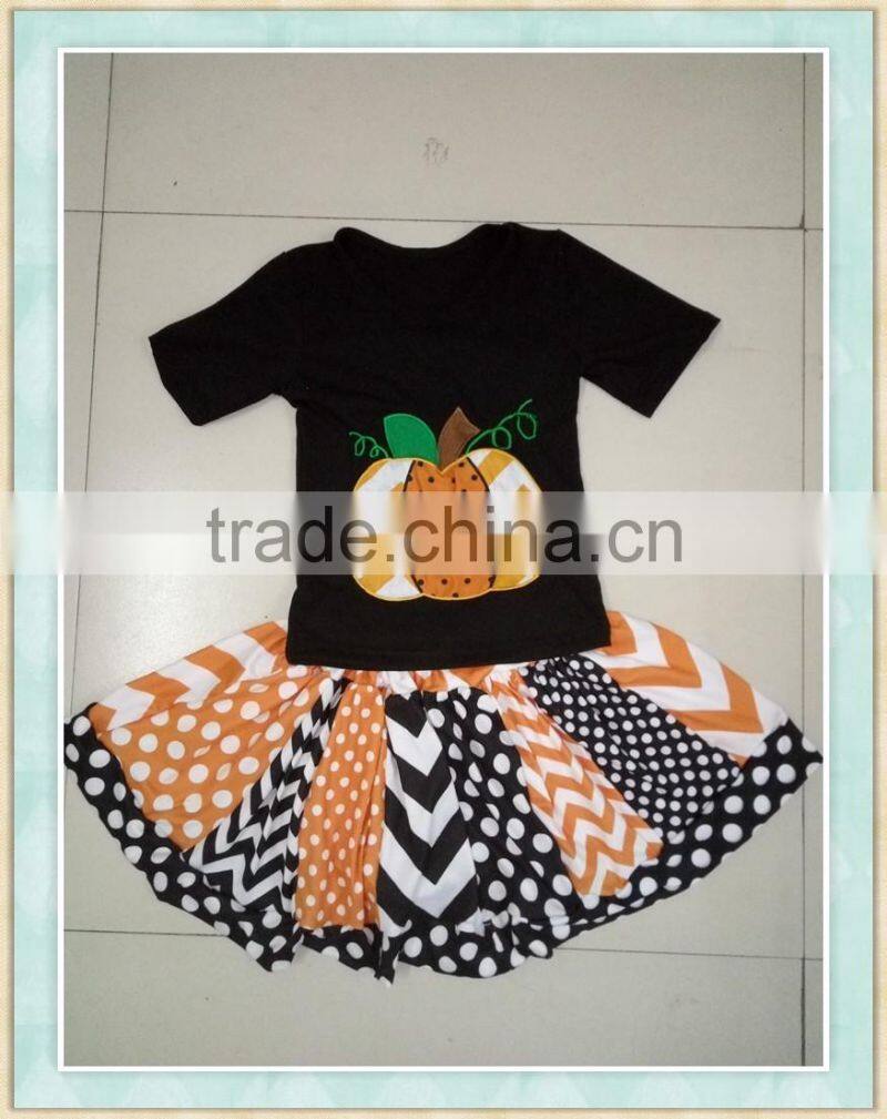 wholesale new design girls a Halloween pumpkin set the factory direct sales