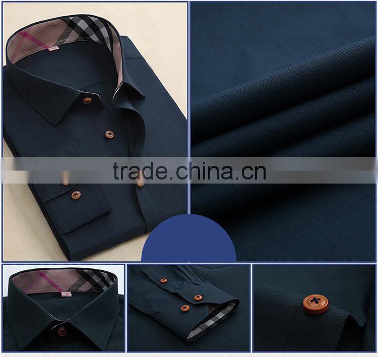 wholesale OEM supply high fashion colorful 100% Cotton special collar oxford shirt for man