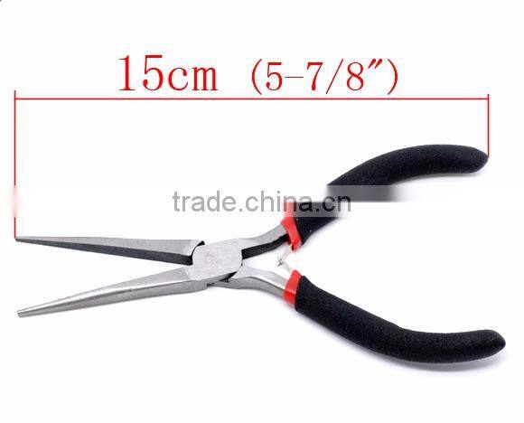 Newest Beading Jewelry Tool 15cm Flat Jewelry Making Long Nose Camp Tapered Pliers Function