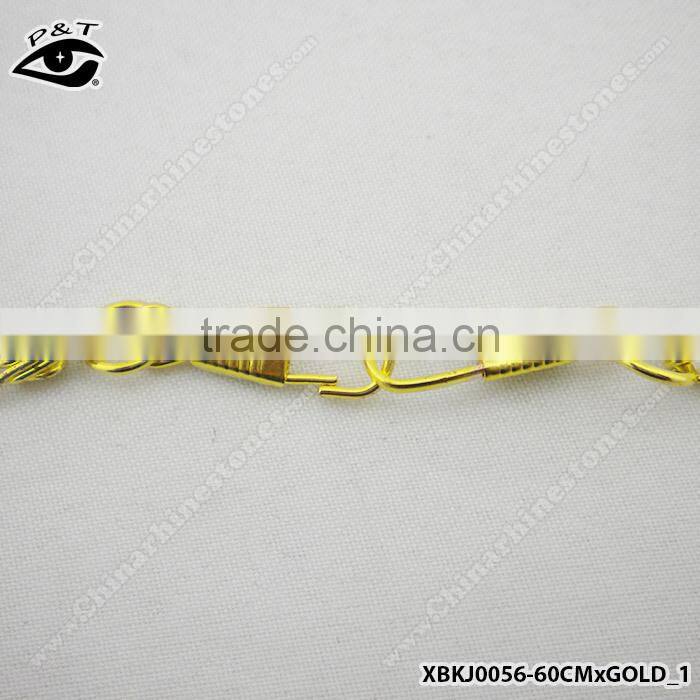 60CM Gold Color Metal Chain For Bags