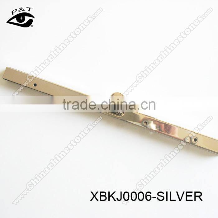 19CM Silver color metal purse frame Lock for handbags metal locks for handbag