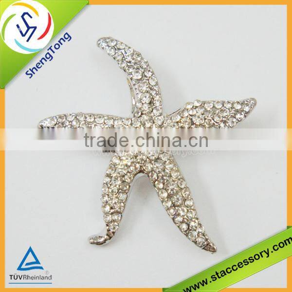 2015 high quality starfish brooch
