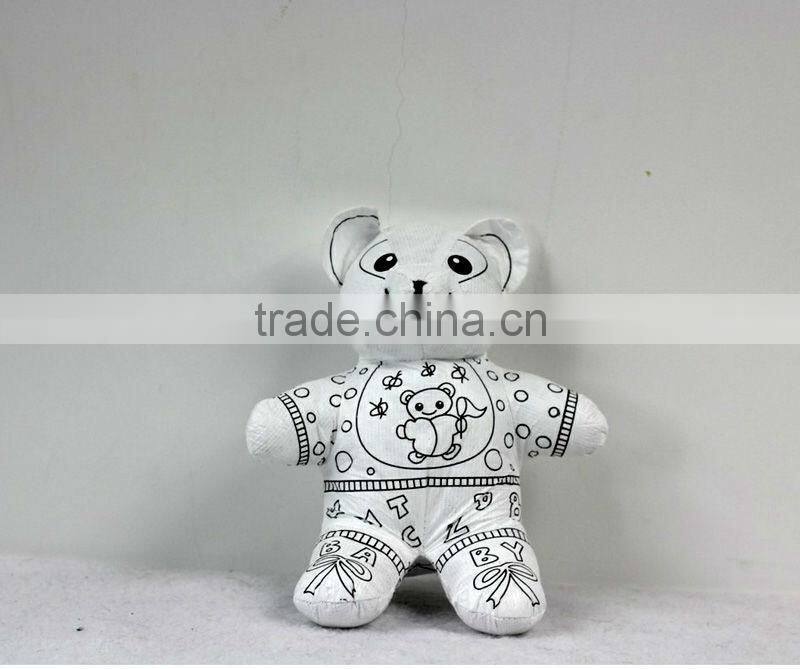 Innovative Product Washable Stuffed DIY Painting Educational Toy